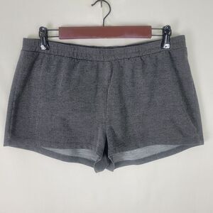 Bobbie Brooks Sleep Shorts Womens Medium Charcoal‎ Love Print Pull On Polyester
